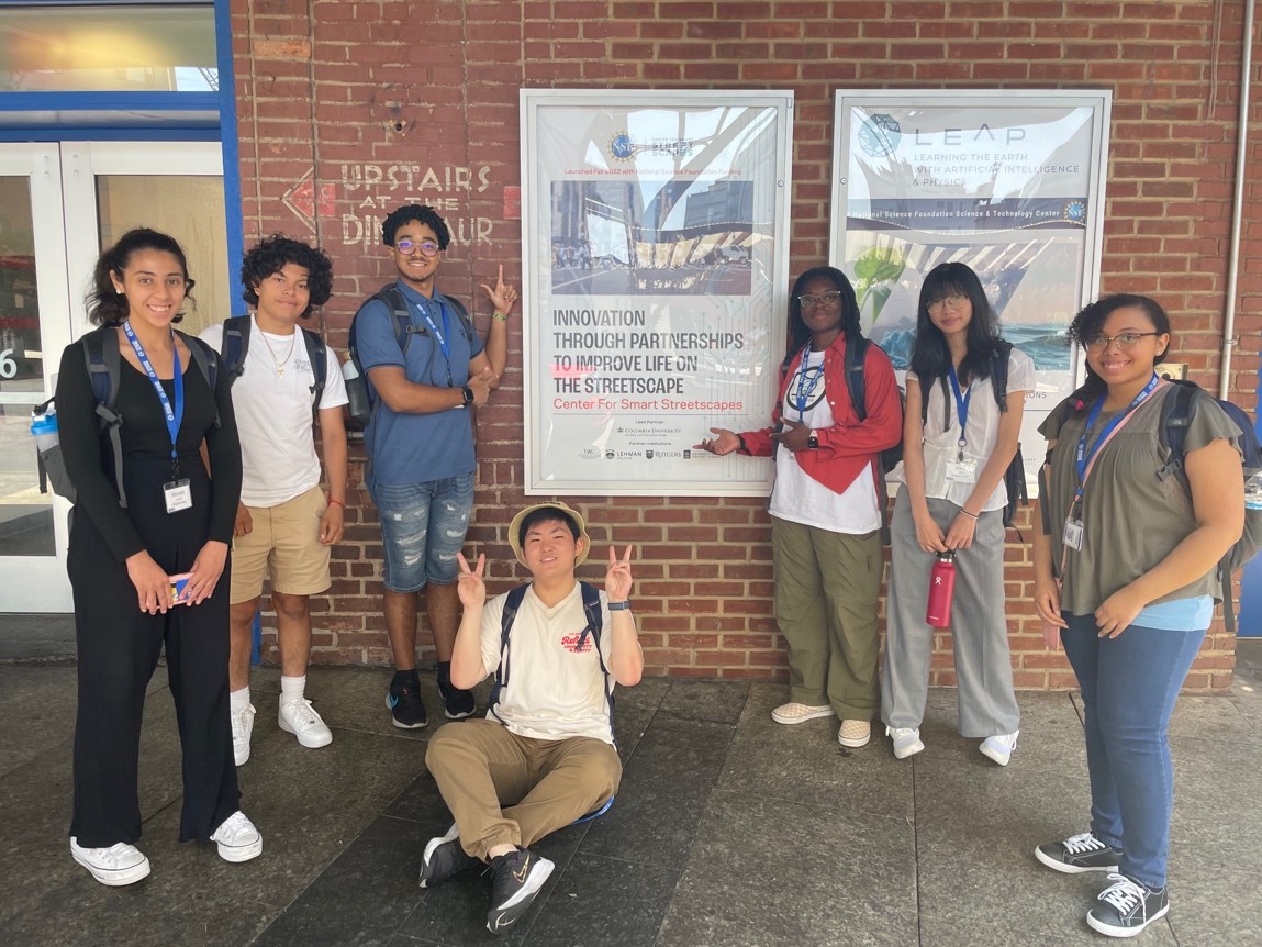 New York City high school juniors and seniors participating in a 7-week CS3 summer engineering outreach program at Columbia University.