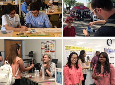 CISTAR joins in activities at UNM, including joint teacher workshop and poster session, reviewing CISTAR outreach kits, and an outreach event at the New Mexico State Fair.