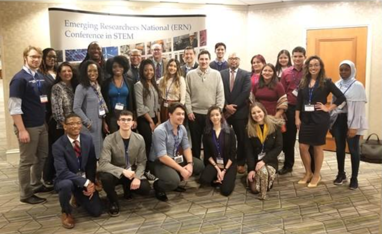 As a prelude to the #ShutDownSTEM and CMaT Training activities, CMaT mentor trainees, REUs, REMs, faculty, and staff attended the Emerging Researchers National (ERN) Conference in STEM, in Washington 