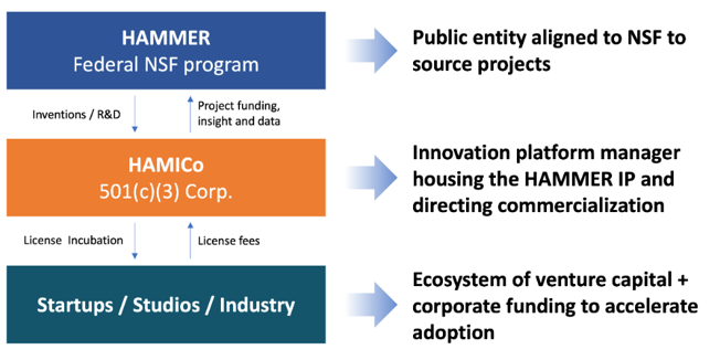 General IP structure in the HAMMER and HAMICo ecosystem.