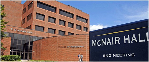 McNair Hall is the campus home base for NCAT's engineering education programs.