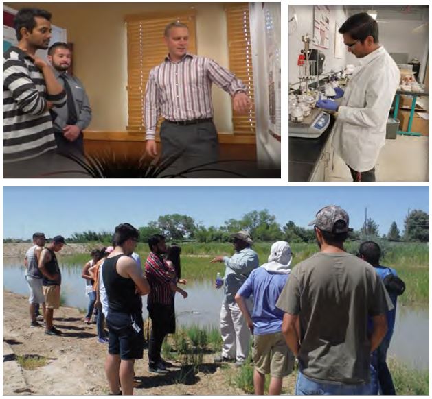 REinWEST participants conduct research, present posters, and tour ReNUWIt testbeds.